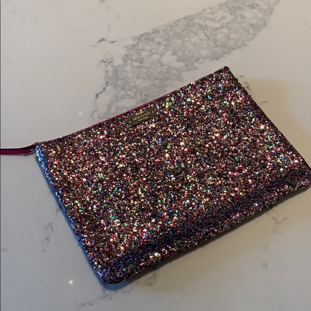 Kate Spade sparkly clutch